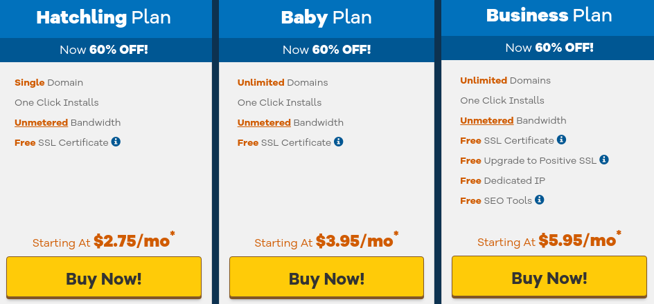 Hostgator Baby Plan review and discount
