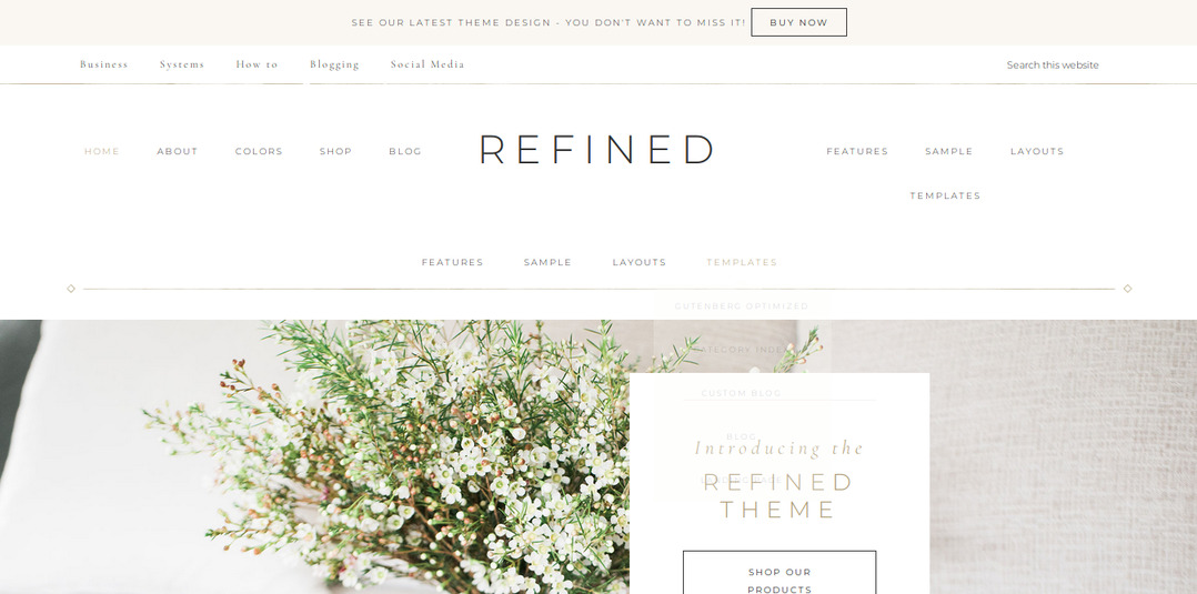 StudioPress refined Pro theme review: header