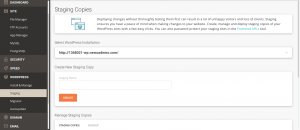 siteground staging