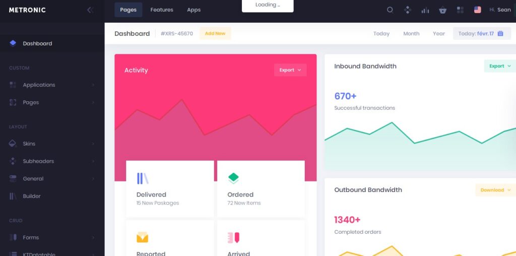 Metronic review 2021 - The best admin dashboard template?