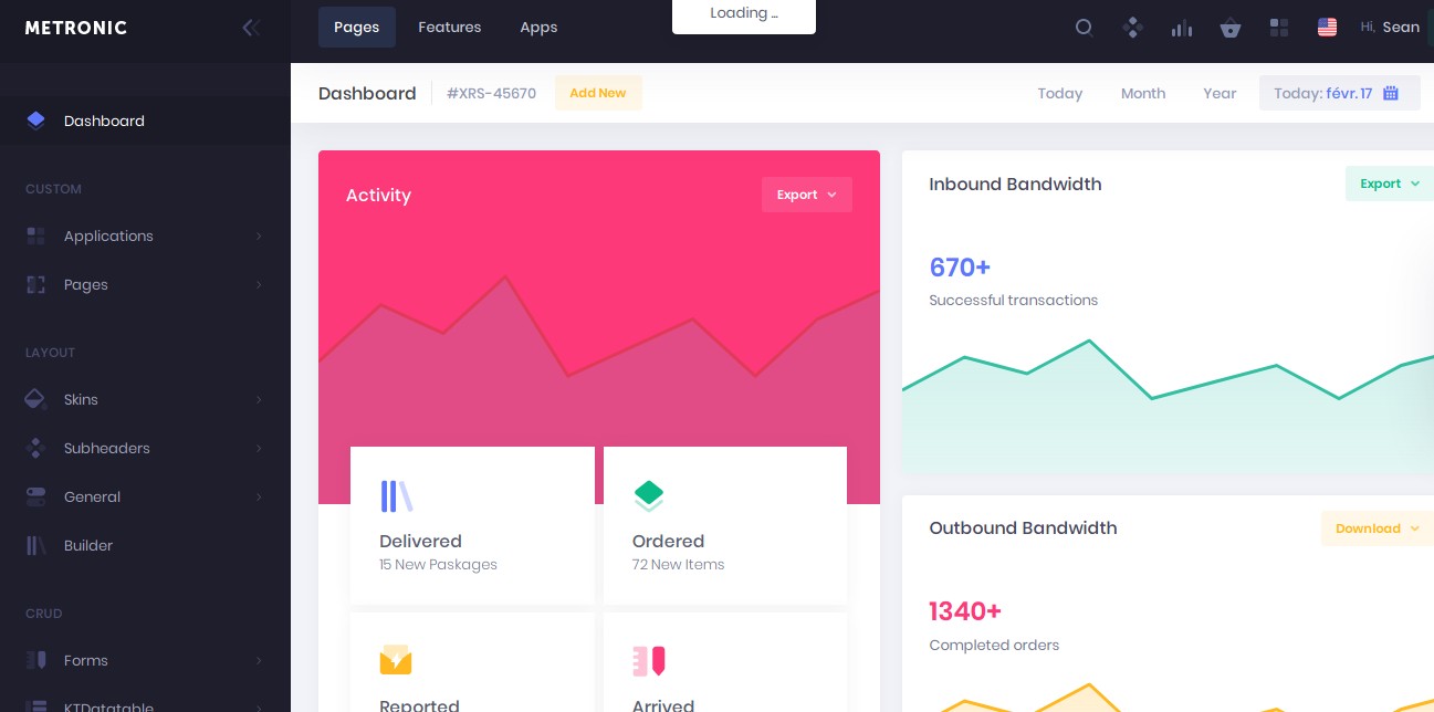 Metronic review - The best admin dashboard template?