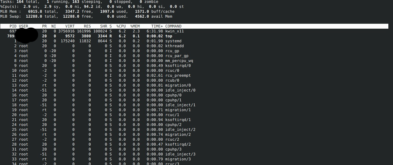 Linux OS terminal