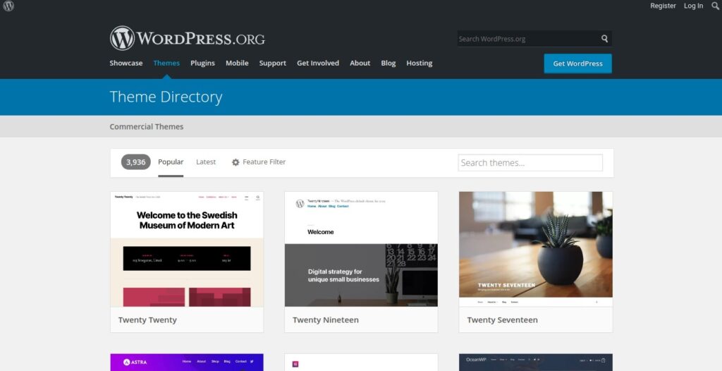 WordPress themes