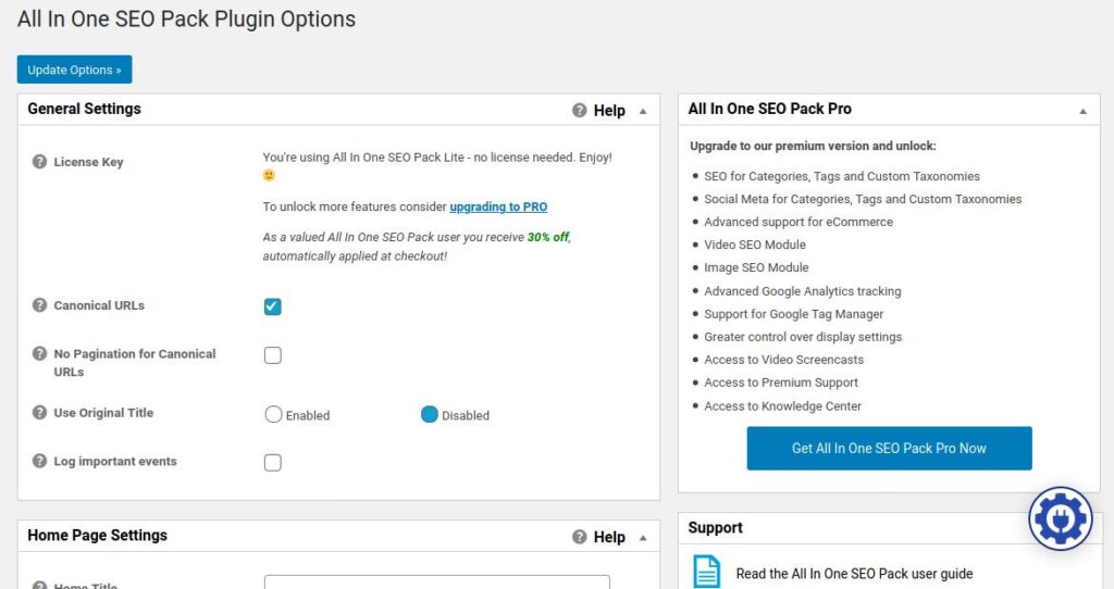 All In One Seo Pack