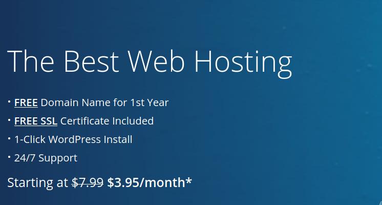 Bluehost free domain