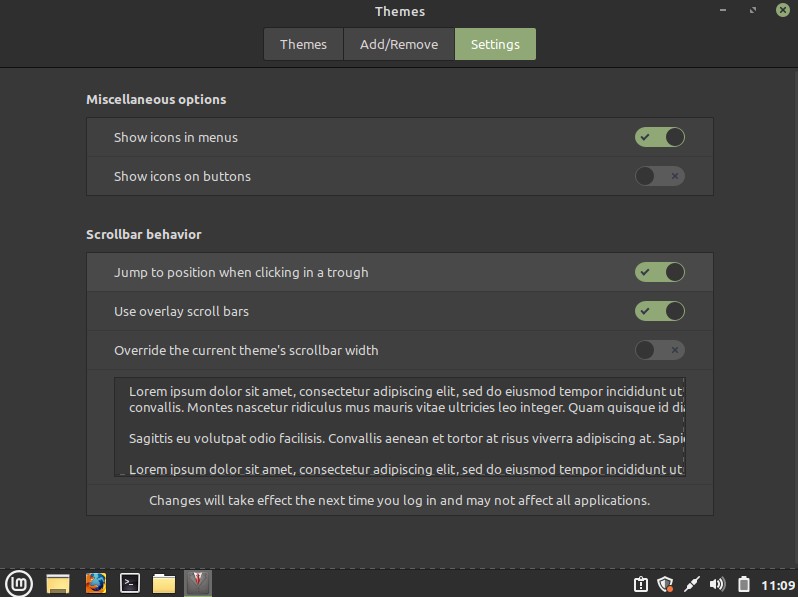 Linux Mint Themes