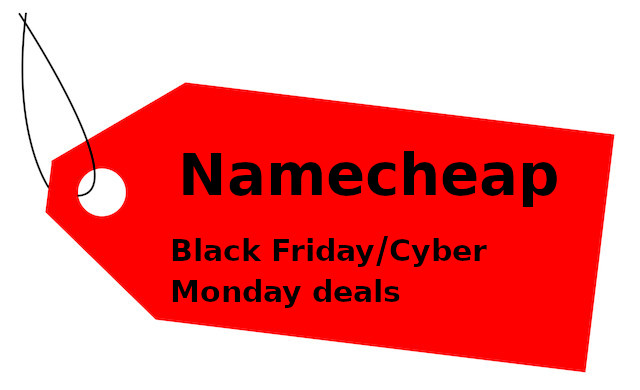 Namecheap Black Friday Deals - Up to 99% discount