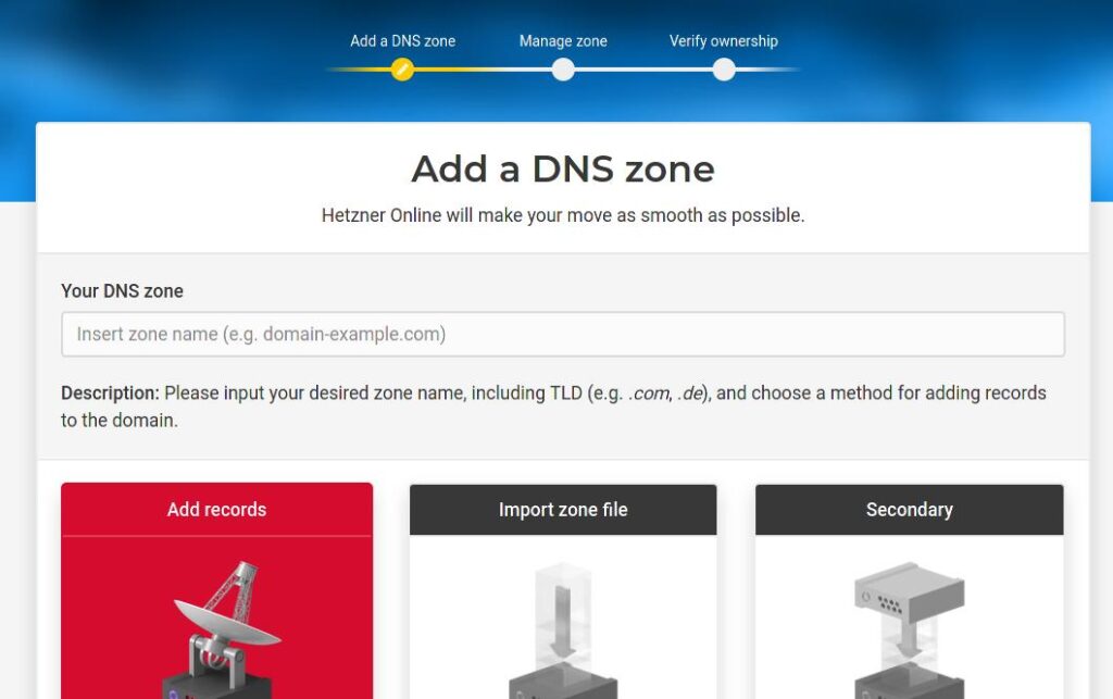 Hetzner Dns Console