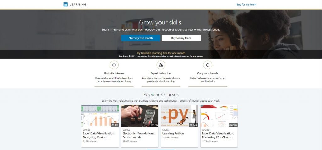 best linkedin learning courses