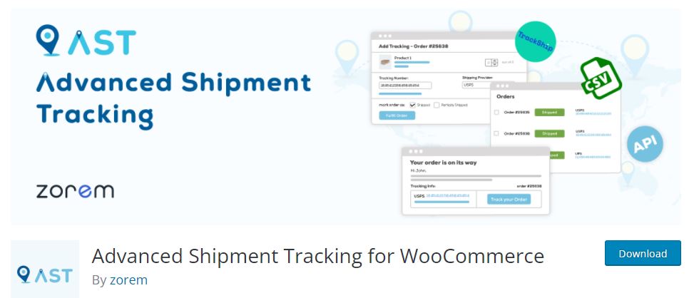 Advanced Shipment Tracking for WooCommerce