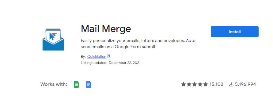 Mail Merge