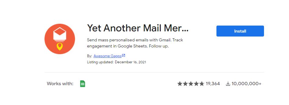 Yet Another Mail Merge: Mail Merge for Gmail