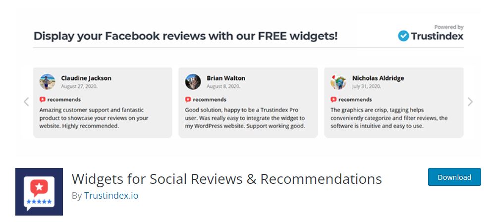 Widgets for Social Reviews & Recommendations