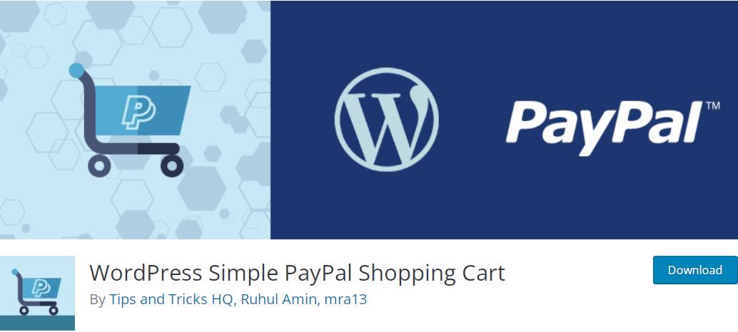 WordPress Simple PayPal Shopping Cart