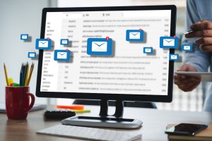 Mail Communication Connection Message To Mailing Contacts Phone Global Letters Concept