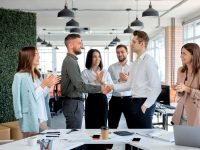 Handshake Business Partners Agree to Sign Contract