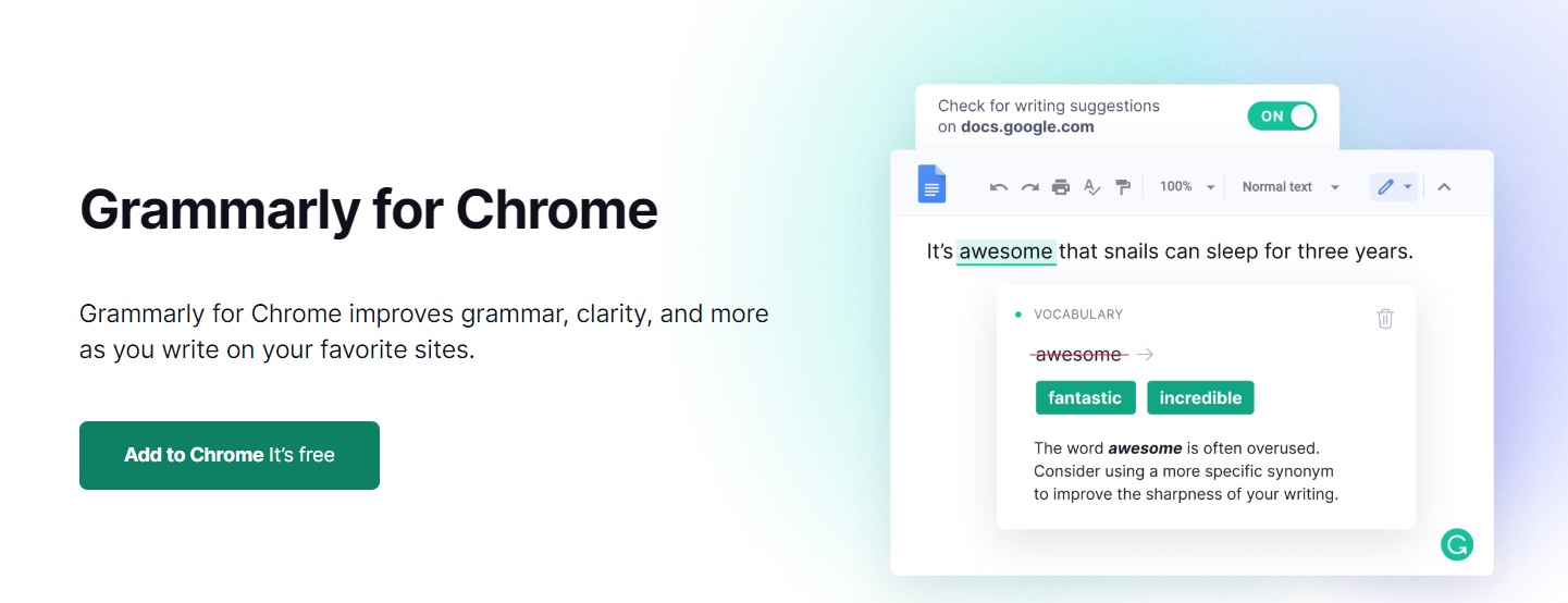 Grammarly Chrome