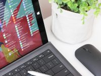 black laptop computer beside black wireless mouse ubuntu distro restart, debian kali wsl, linux terminal on windows, distro management