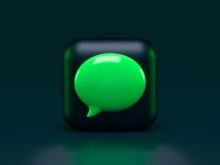 green and blue ball illustration ai interface, chatbot alternatives, user experience