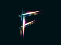 The letter f is made up of lines flac file, mp4 conversion, ffmpeg command