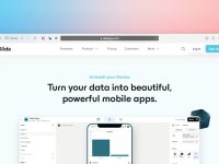 a computer screen with a cell phone on it appfolio mobile app data graphs ai tool