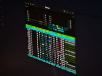 a computer screen with a lot of data on it developer dashboard analytics screen, proxy performance metrics, server monitoring interface