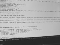 computer screen shows programming codes powershell window remote registry script