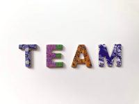 team freestanding letters devops teamwork cloud coding sre