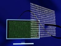 a computer monitor with a lot of code on it firewall settings, antivirus disabled, wifi troubleshooting