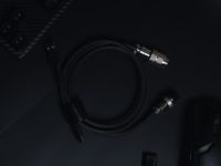 a close up of a cord and a mouse on a table cable adapters, connector comparison, hdmi displayport setup