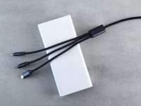 Govee AI Sync Box 2 Setup Guide: How to Connect and Optimize With Your TV White power bank with three charging cables cable adapters, connector comparison, hdmi displayport setup