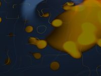 A blurry image of a fish in the water global data centers map, cloud database network, server clusters world map