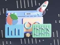 Why Use AI Search Monitoring Tools? 5 Key Benefits for SEO and Analytics a toy rocket is sitting on top of a computer screen seo dashboard analytics graphs keyword research tool