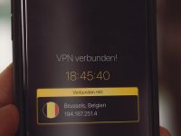 Is Mullvad a Good VPN? Honest Review black iphone 7 plus box vpn interface minimal design, privacy focused app, secure connection screen